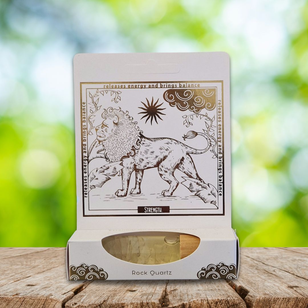 Roll-on Terapêutico Quartzo Cristal – A Força (Tarot)