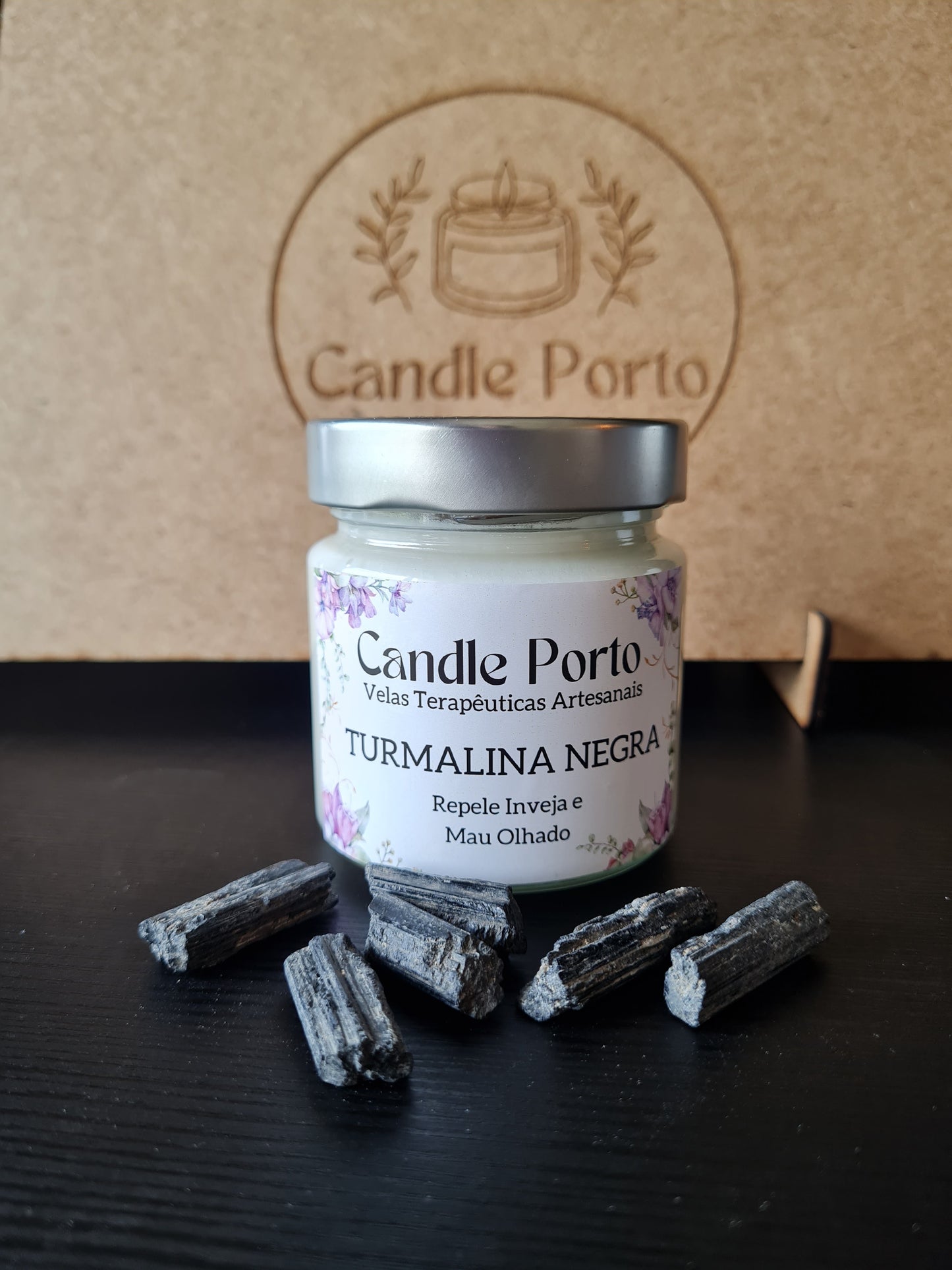 Vela Turmalina Negra