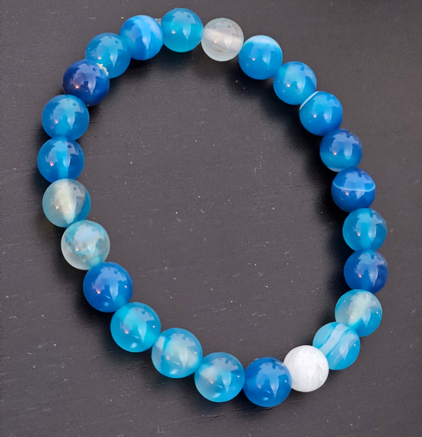 Pulseira Ágata Azul