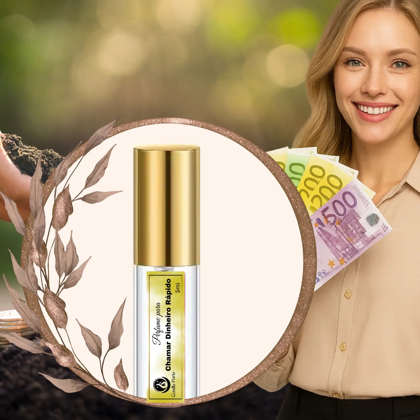 Perfume para Chamar Dinheiro Rápido