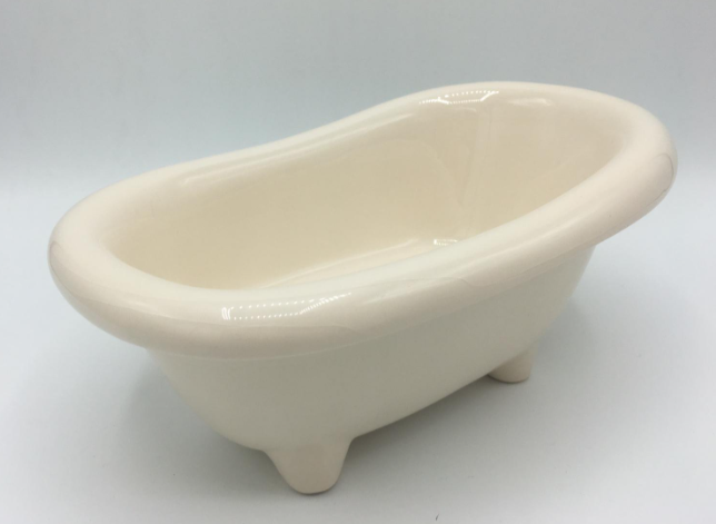 Mini Banheira de Cerâmica