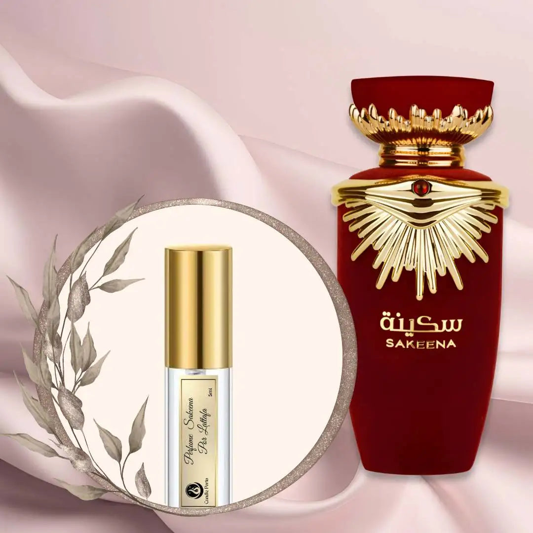 Decante 5 ml Perfume Mulheres Sakeena Lattafa