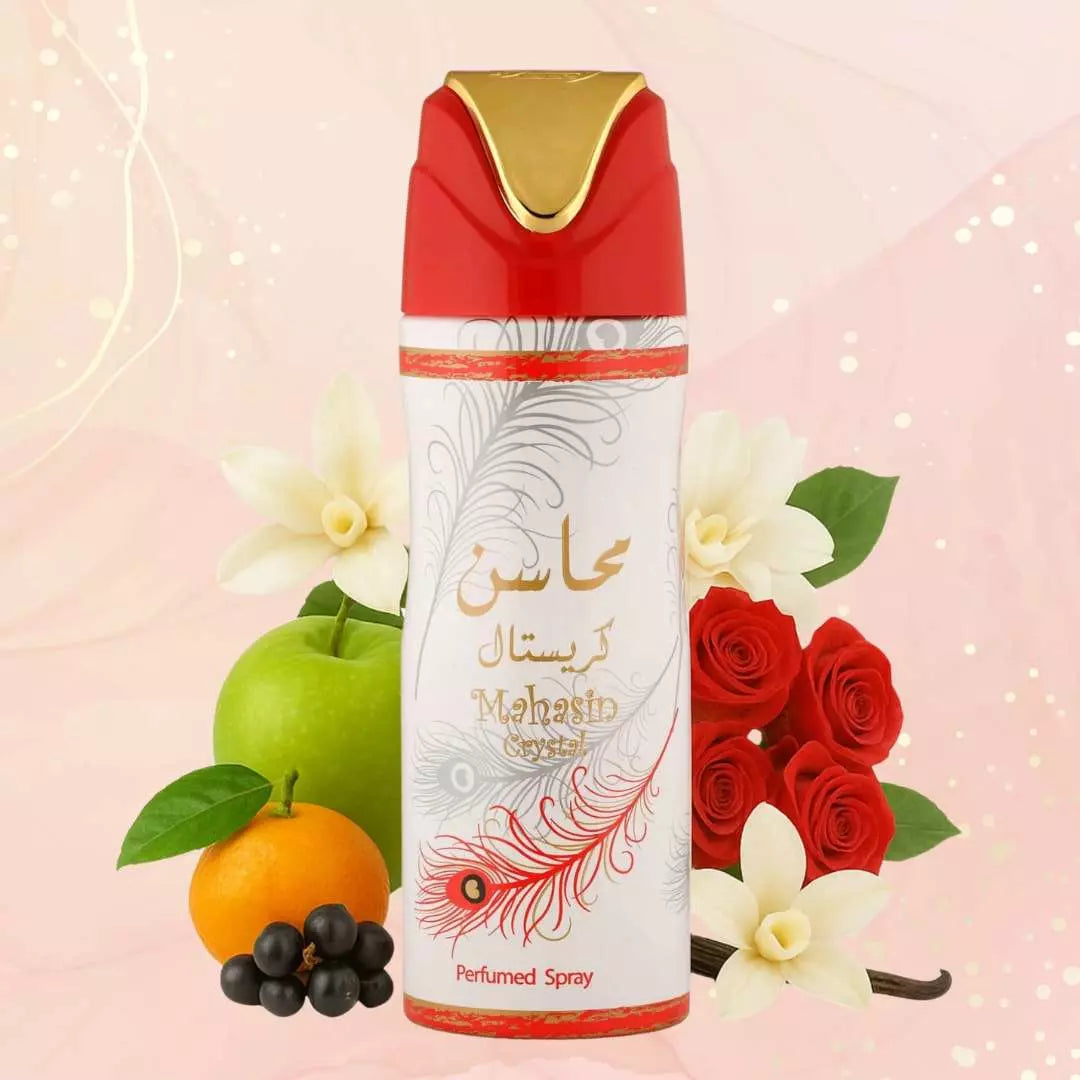 Desodorante Lattafa Mahasin Crystal Desodorante Spray 200 ml
