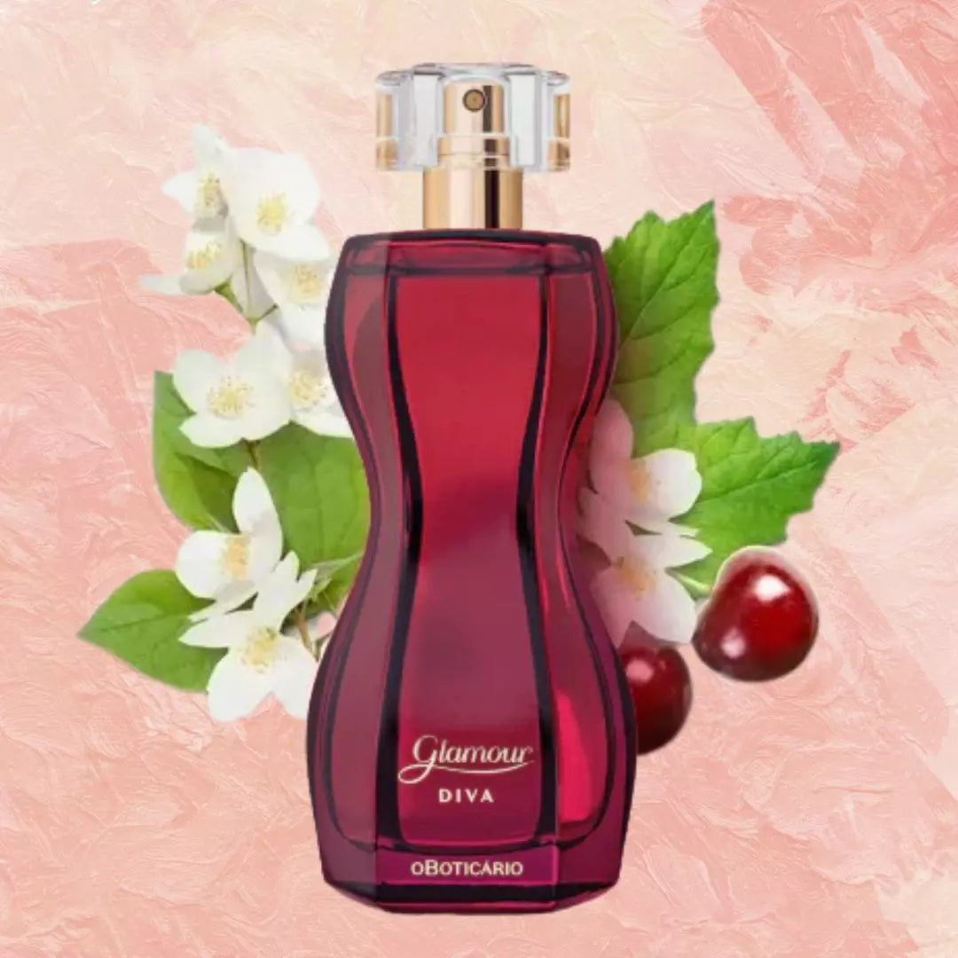 Perfume Mulheres Glamour Diva Eau de Toilette Boticário 75ml