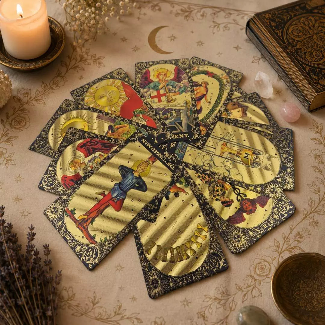 Tarot Holográfico de Ouro