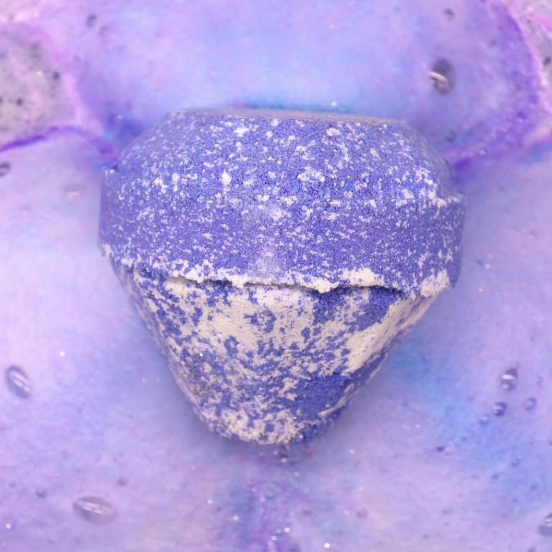 Bomba de Banho Lavanda com Cristal Surpresa