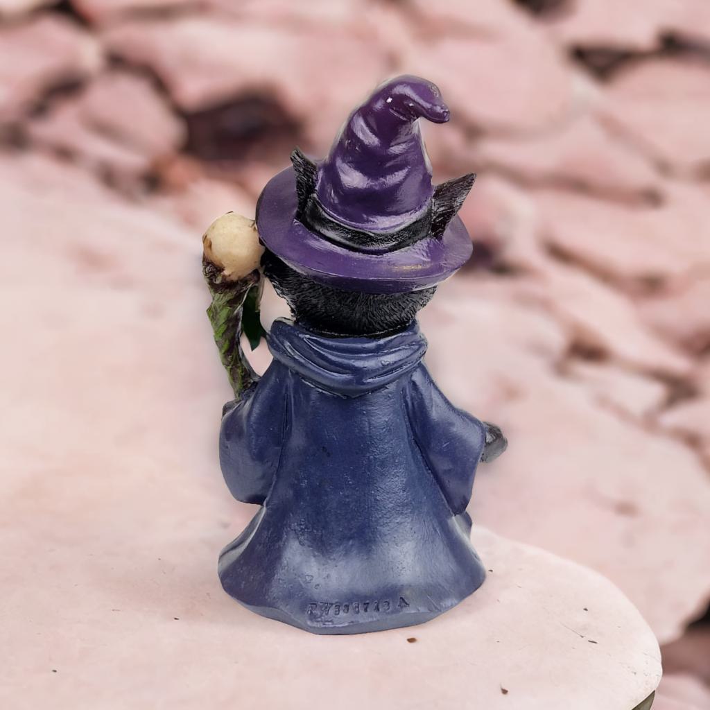 Gatinho Bruxo com Cajado