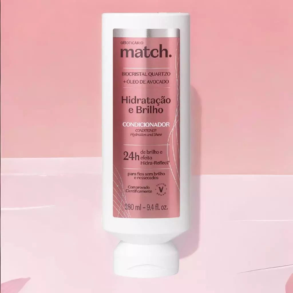 Condicionador Match O Boticário Hidratação e Brilho