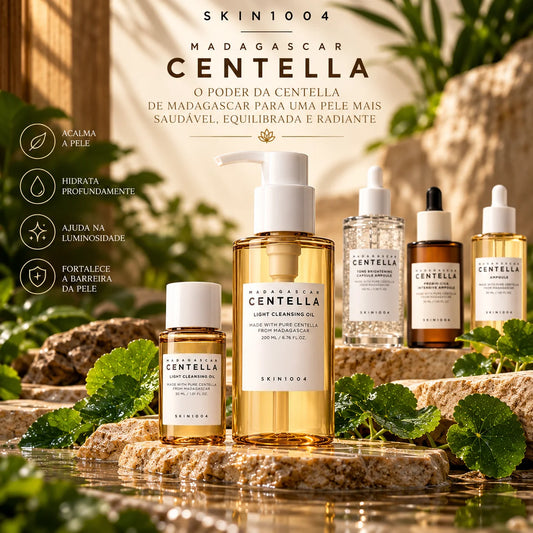 Centella Cleansing Oil: como um óleo consegue limpar a pele? Conheça o famoso SKIN1004 disponível na Candle Porto