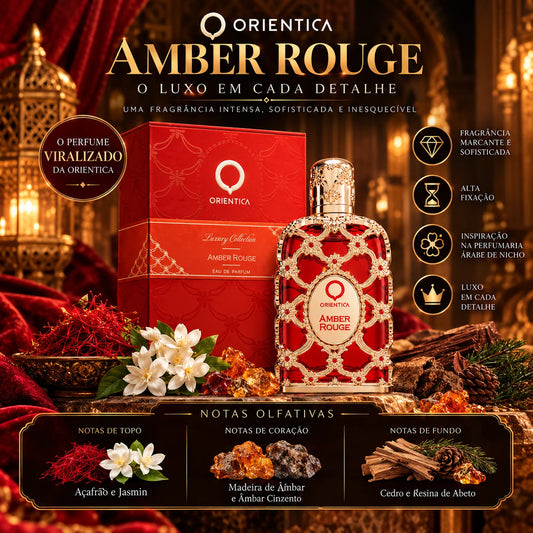 Amber Rouge Orientica: o perfume árabe de luxo que viralizou e conquistou os apaixonados por fragrâncias