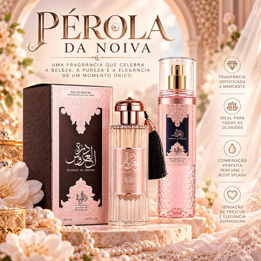 Durrat Al Aroos Al Wataniah: a “Pérola da Noiva” em perfume e Body Splash na Candle Porto