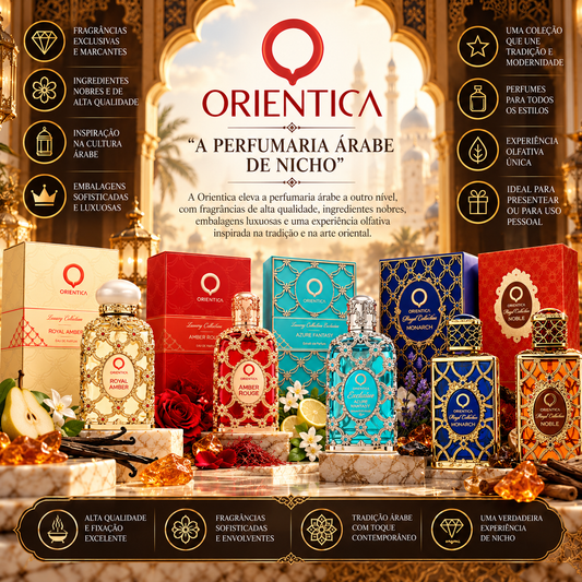 Orientica Perfumes: o luxo dos Emirados Árabes que une tradição oriental e modernidade