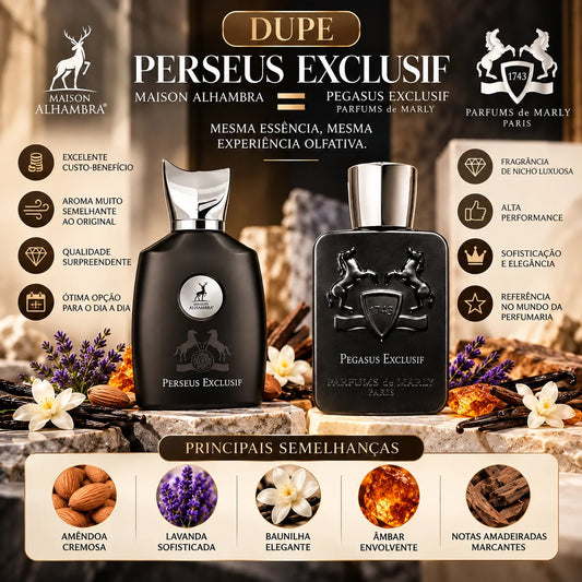 Perseus Exclusif Maison Alhambra: o dupe de Pegasus Exclusif da Parfums de Marly que encontras na Candle Porto