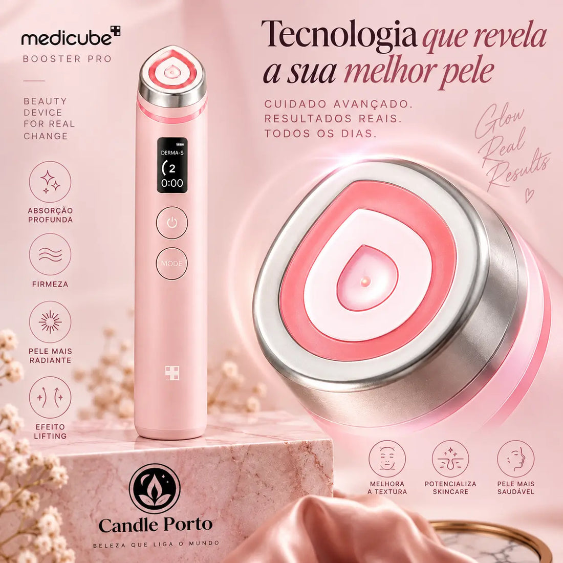 Medicube AGE-R Booster Pro: o aparelho coreano que transforma a rotina de skincare — agora em promoção na Candle Porto