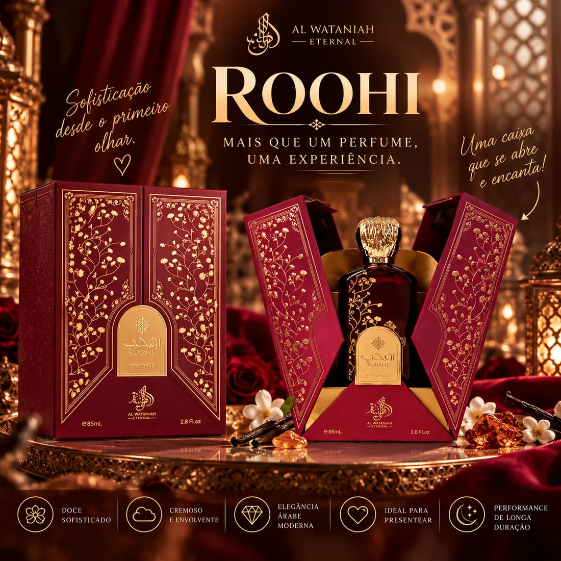 Roohi Al Wataniah: o perfume que surpreende antes mesmo de abrir o frasco chegou à Candle Porto