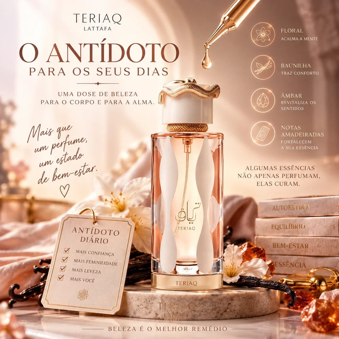Teriaq Lattafa: o perfume para quem não quer cheirar como toda a gente