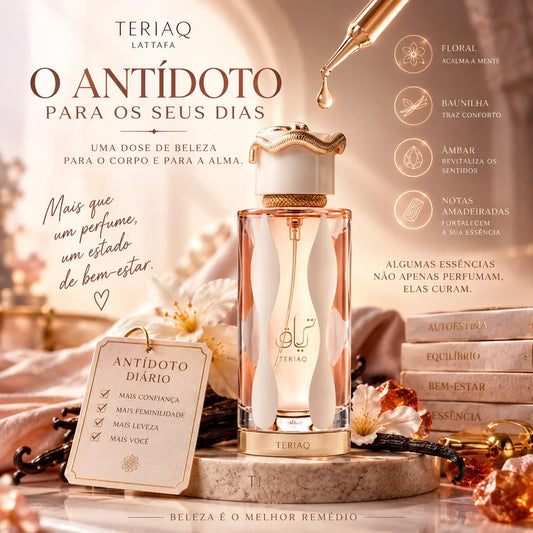 Teriaq Lattafa: o perfume para quem não quer cheirar como toda a gente