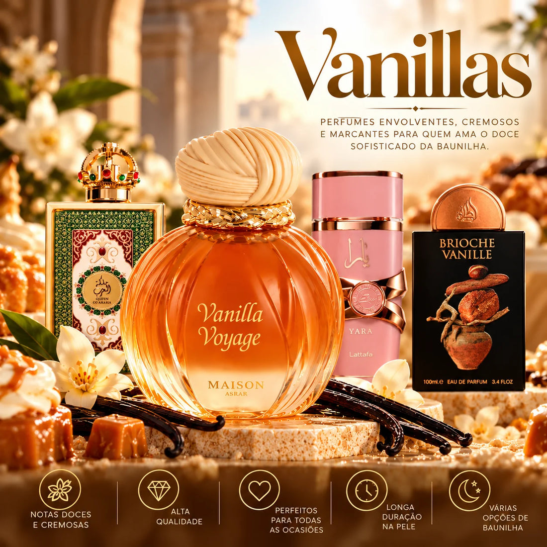 Por que os perfumes de baunilha são tão famosos? Conheça Vanilla Voyage e outras opções na Candle Porto