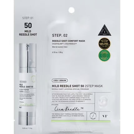 Máscara Vt Cosmetics Mild Reedle Shot 50 - Passo 2