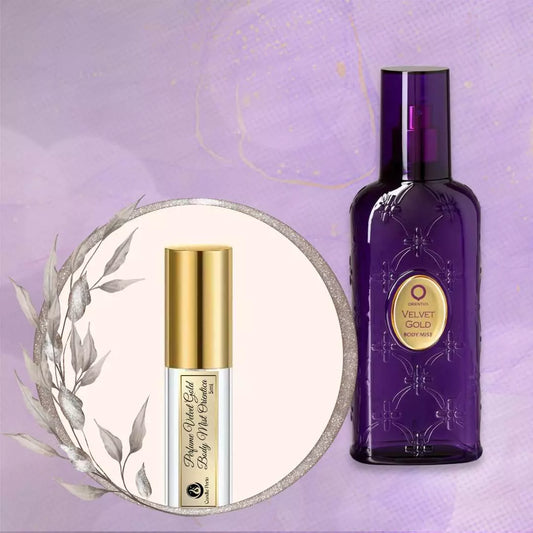 Amostra Decante 5ml Perfume Velvet Gold Body Mist Orientica