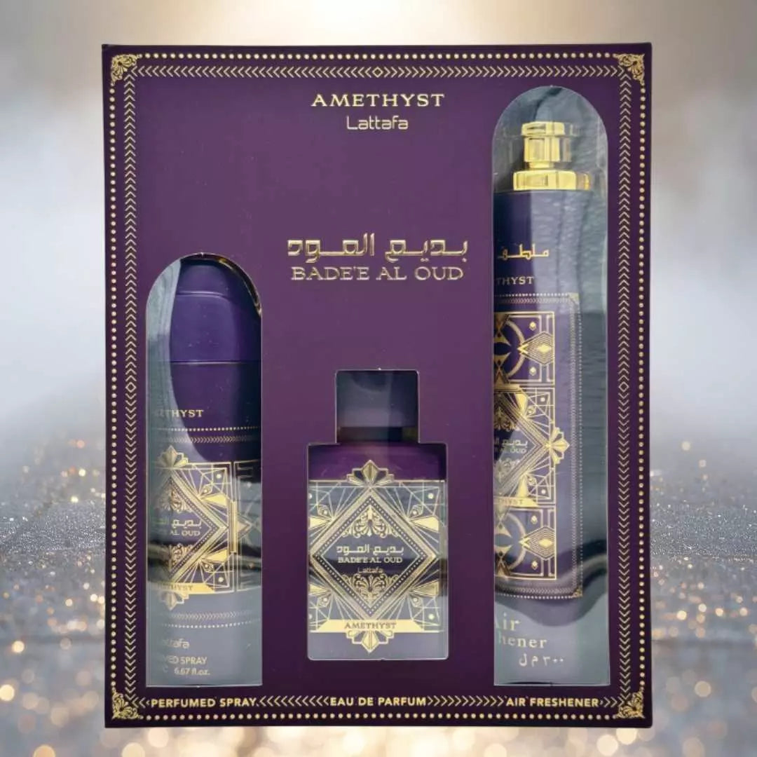 Coffret Lattafa Bade'e Al Oud Amethyst