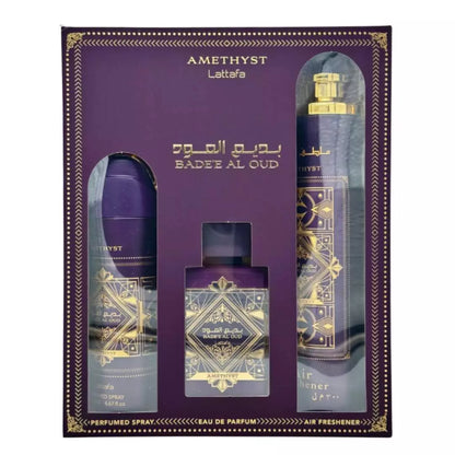 Coffret Lattafa Bade'e Al Oud Amethyst