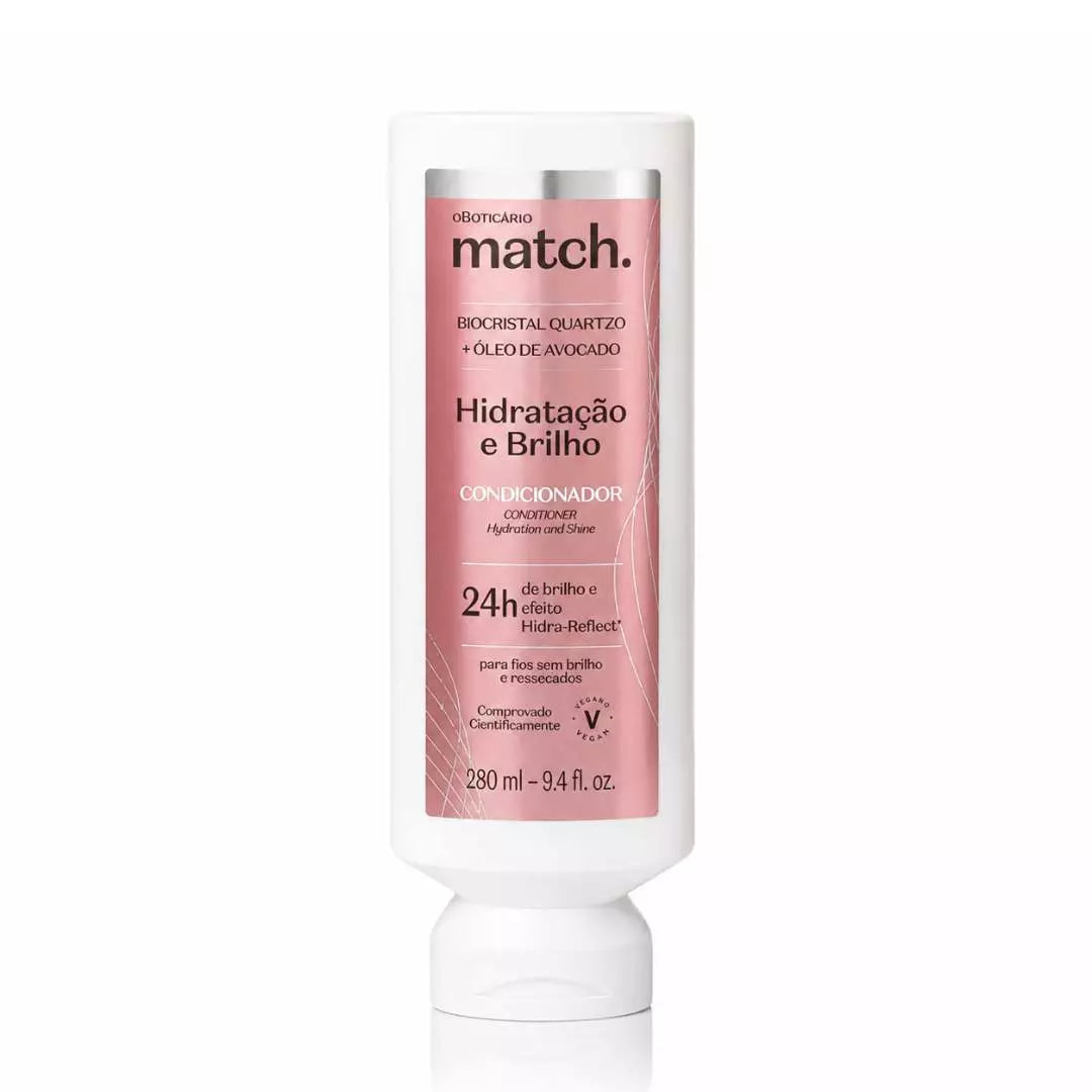 Condicionador Match O Boticário Hidratação e Brilho