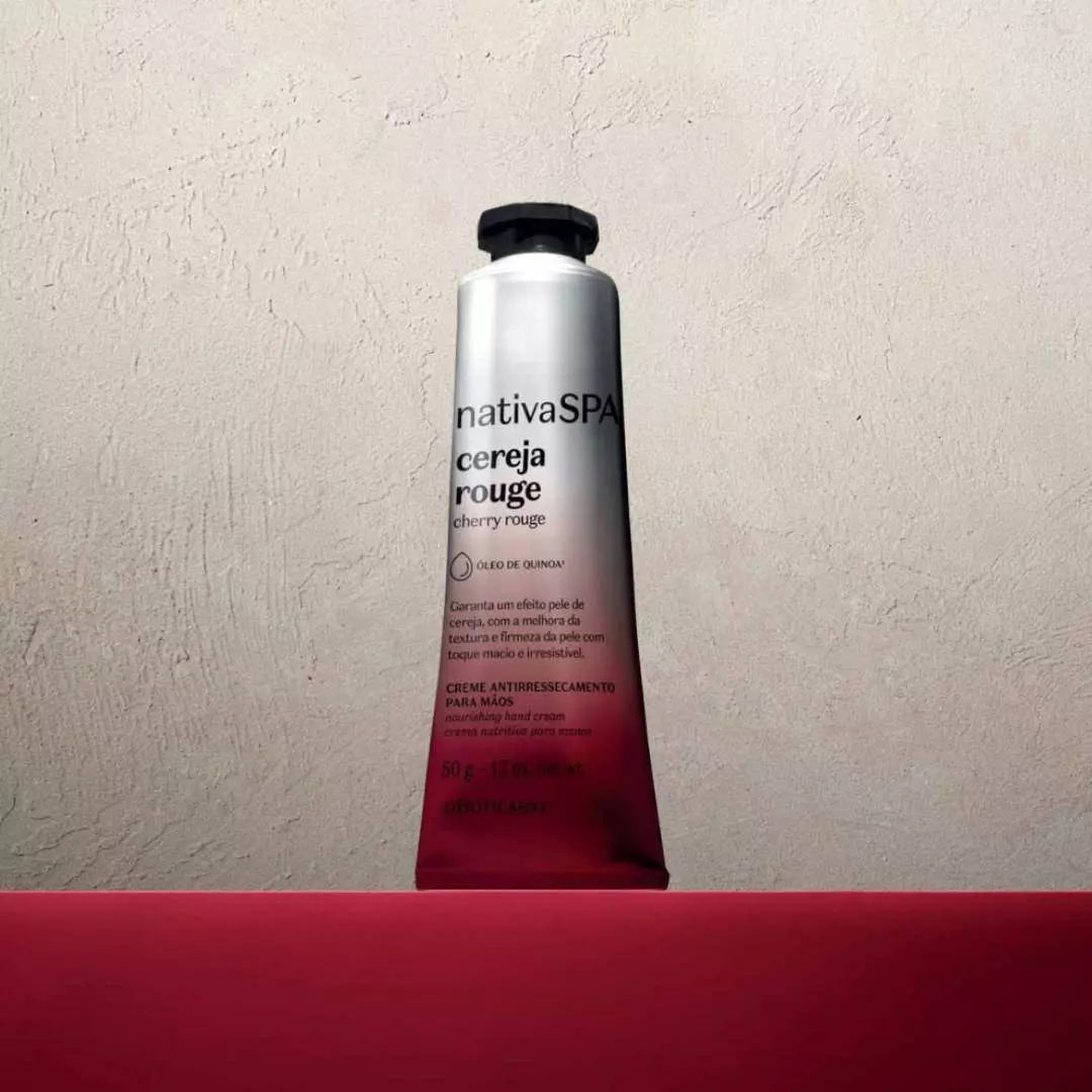 Creme de Mãos Nativa Spa Cereja Rouge, 50g