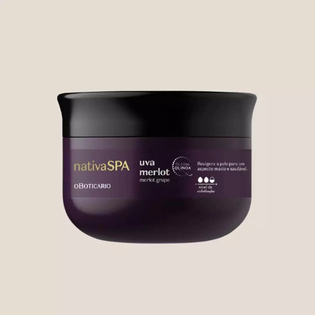 Esfoliante Corporal Nativa Spa Uva Merlot 200g