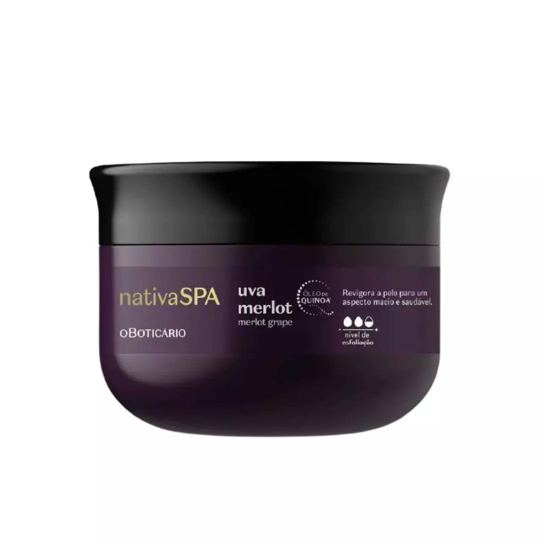 Esfoliante Corporal Nativa Spa Uva Merlot 200g