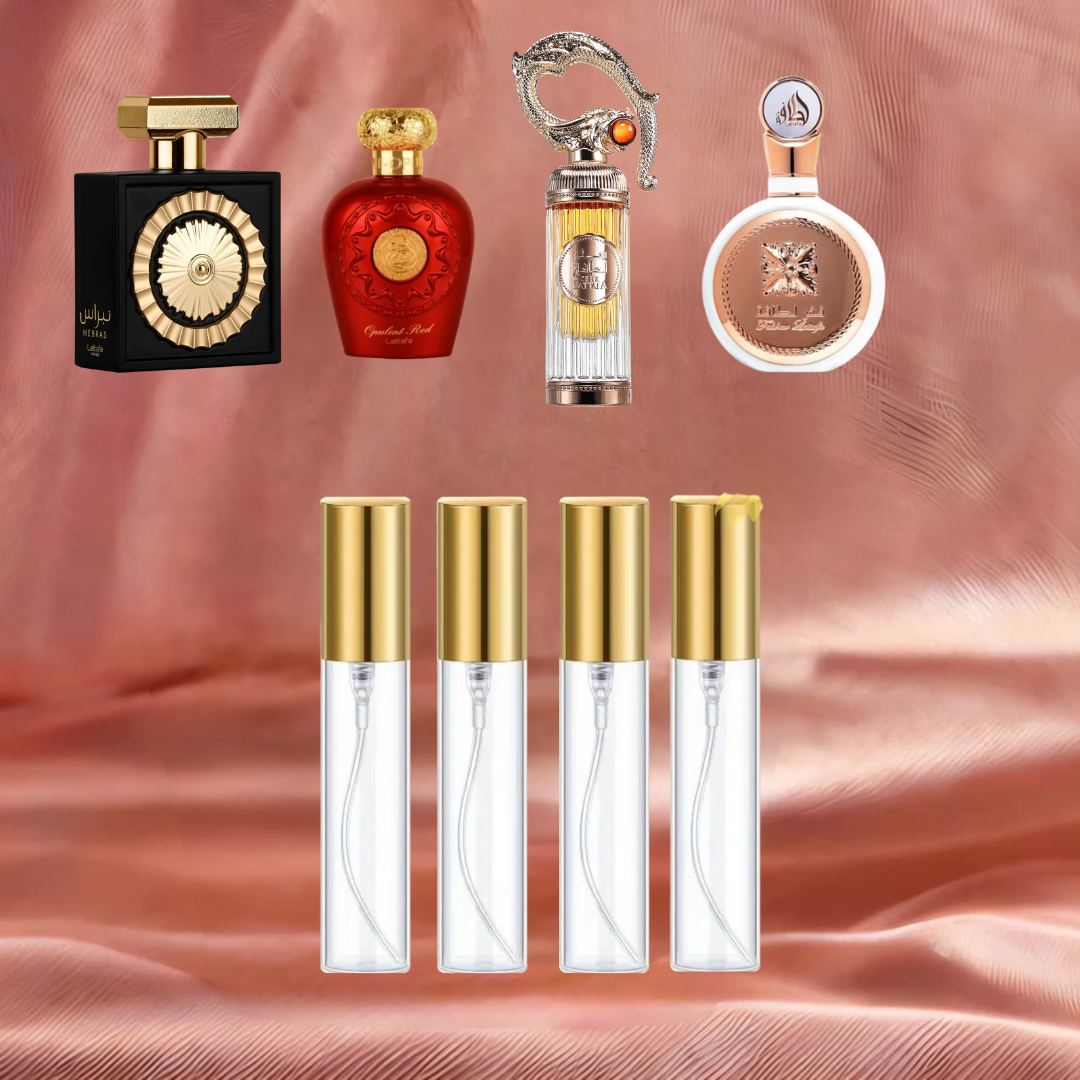 KIT DECANTES TOP 4 ORIGINAIS LATTAFA