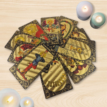 Tarot Holográfico de Ouro
