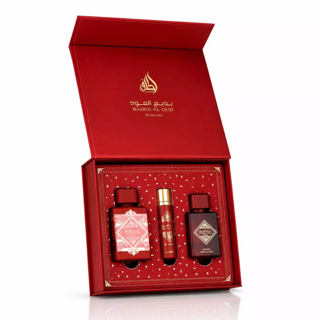Gitf Set Bade'e Al Oud Sublime Lattafa