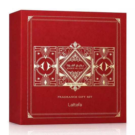 Gitf Set Bade'e Al Oud Sublime Lattafa