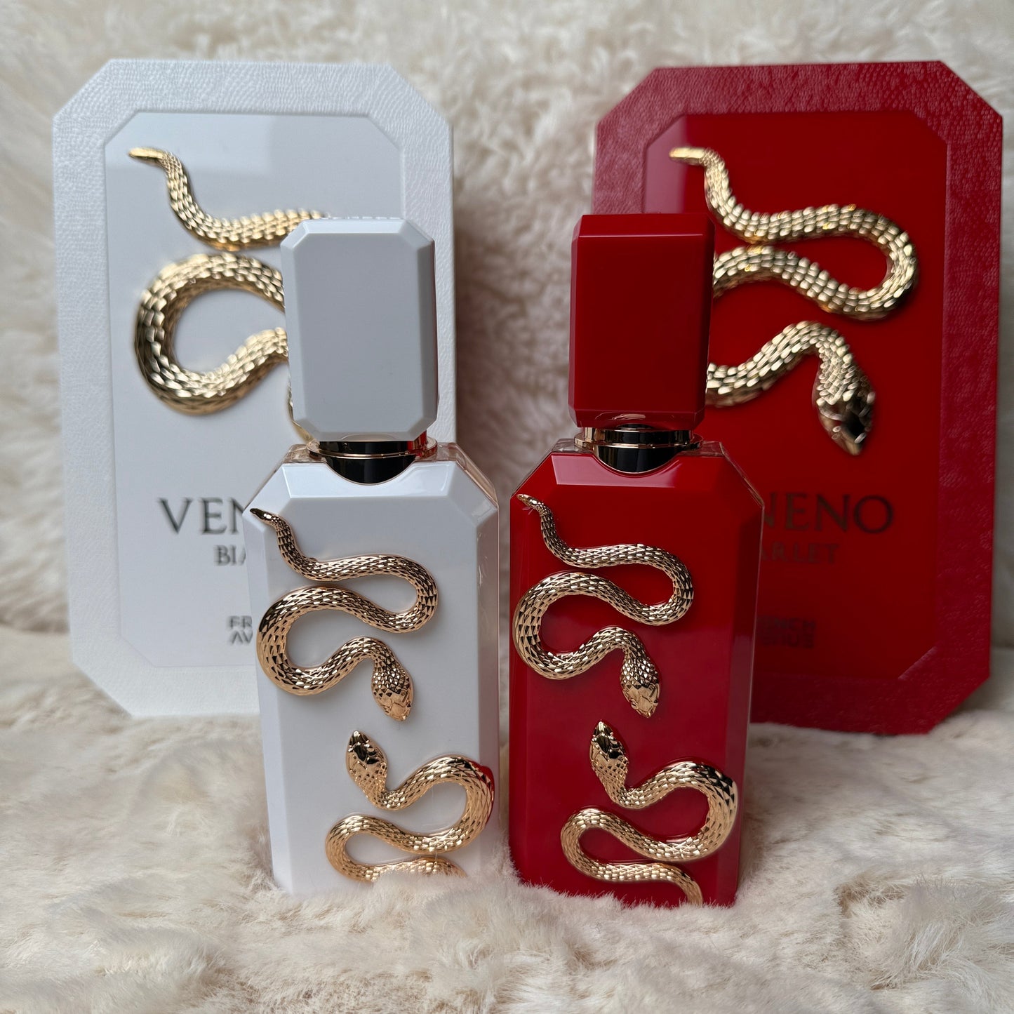 Amostras Perfumes 5 ml Veneno Bianco e 5 ml Veneno Scarlet