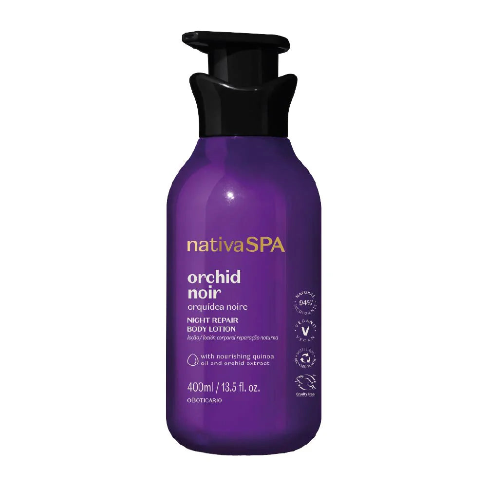 Loção Hidratante Corporal Nativa Spa Orchid Noire 400 ml