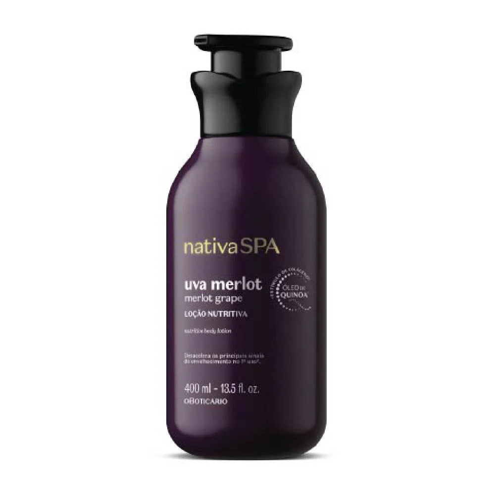 Loção Hidratante Corporal Nativa Spa Uva Merlot 400 ml