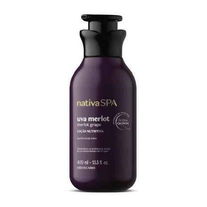 Loção Hidratante Corporal Nativa Spa Uva Merlot 400 ml