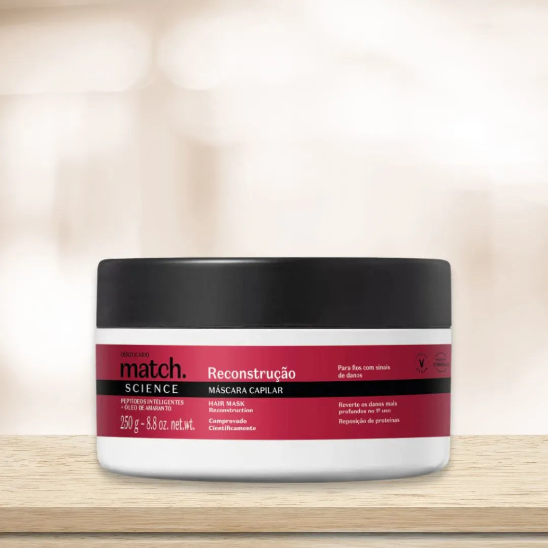 Máscara Capilar Match Science Reconstrução 250g