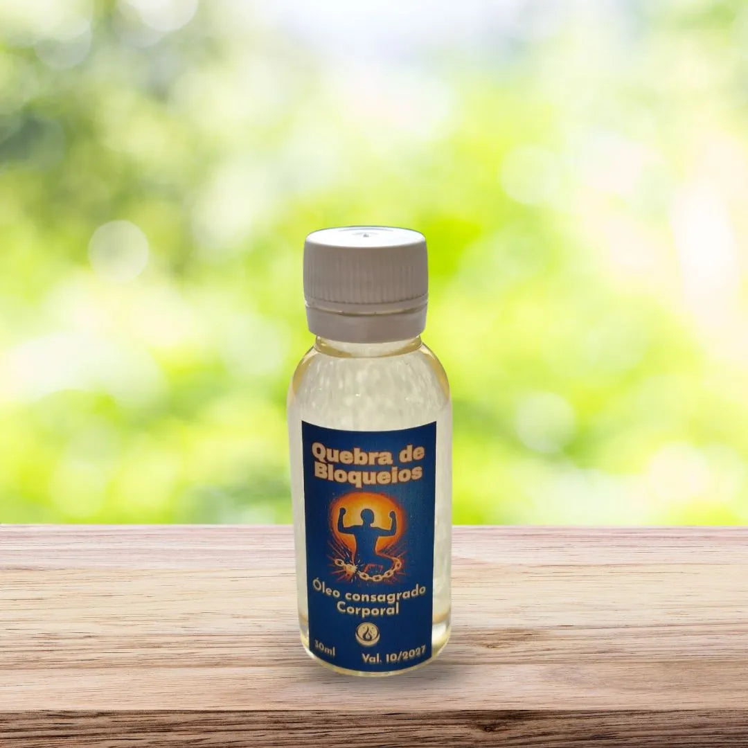 Óleo consagrado Quebra de Bloqueios