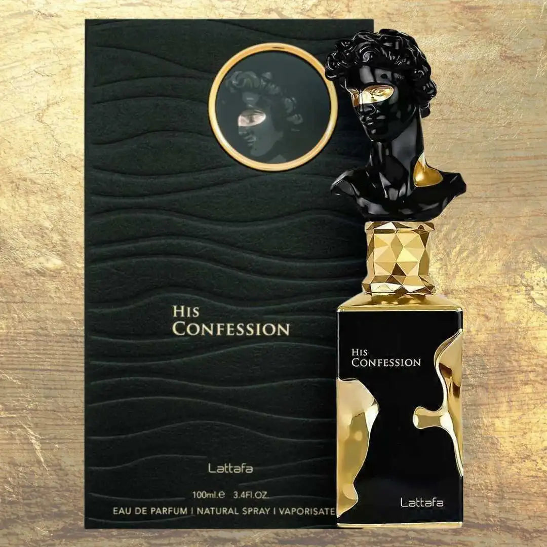 Perfume Lattafa Homens His Confession