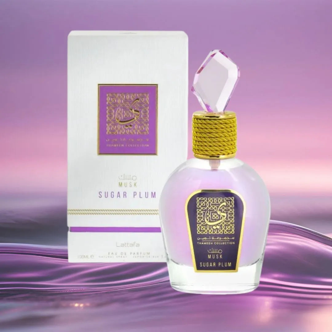 Decante Mulheres Lattafa Thameen Sugar Plum Eau de Parfum 100ml
