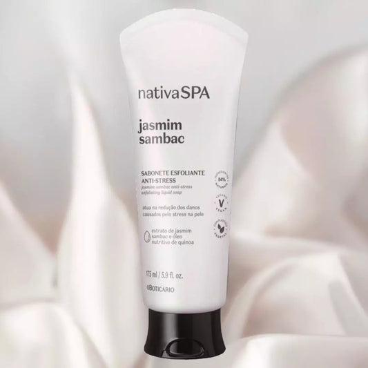 Sabonete Líquido Esfoliante Anti Stress Jasmim e Sambac 175ml