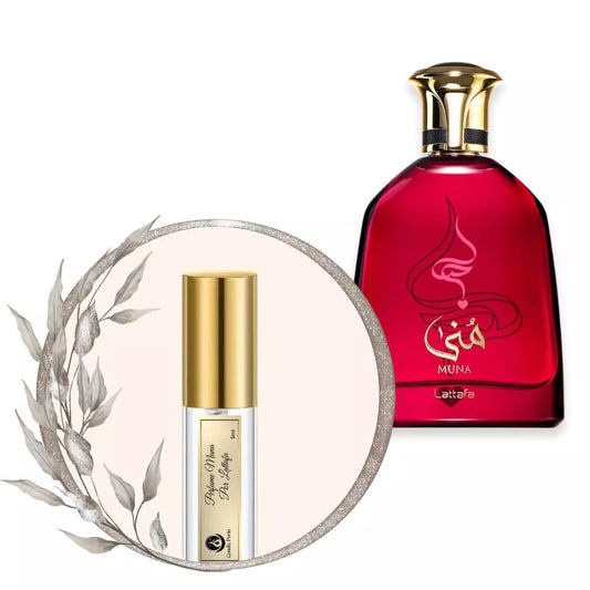 Decante 5ml Lattafa Mulheres Muna EDP