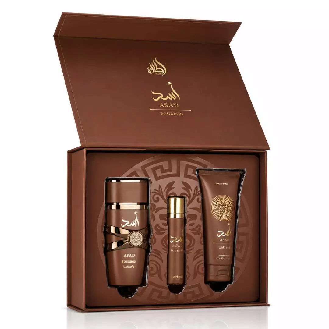 Asad Bourbon Gift Set Lattafa