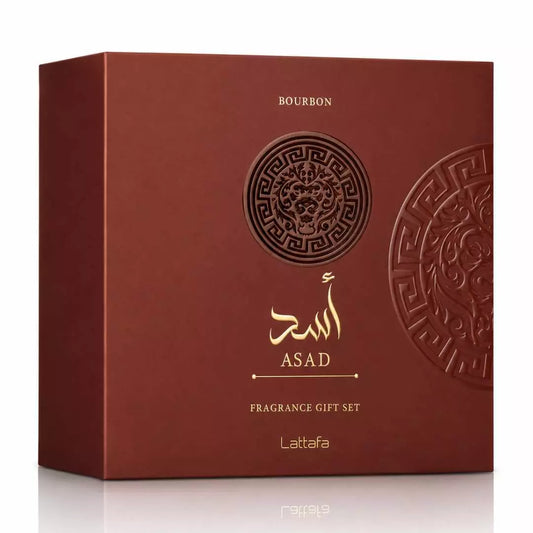 Asad Bourbon Gift Set Lattafa